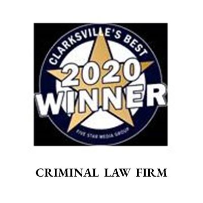 Clarksville's Best 2020 - Criminal Law Firm